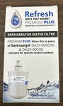 Refresh Refrigerator Water Replacement Filter R-0003plus-s. Fixed Price $10.00.
