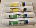 Lot Of 4 Pure Blue H2o Water Filters Stage 1 Sediment Filter, 2 Pre-carbon Cto. Fixed Price $79.99.