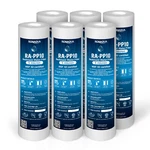 6 Pack Sediment 5 Micron Water Filter Cartridges 2.5" X 10" For Reverse Osmosis. Fixed Price $21.99.