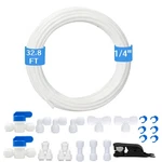 Googies Water Line Kit, 1/4 O.d. Tubing 32.8ft For R.o. System White. Fixed Price $18.98.