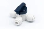 3-way 1/4" Push Connect Ball Valve For Ro Water Filter Systems Liquagen. Fixed Price $17.59.