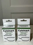 Genuine Cuisinart Replacement Charcoal Water Filters Two Sealed 2-packs 4filters. Fixed Price $19.95.