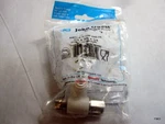 John Guest Angle Stop Valve 3/8" Fnpt X 3/8"mnpt 1/4" Qc (asvpp1lf). Fixed Price $12.38.