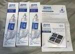 New 3 Golden Icepure Refrigerator Water Filters Rwf1200a & Air Filter Gp-af004. Fixed Price $20.00.