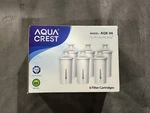 Aquacrest Aqk-06 Water Filter Cartridges 6-pack Fits Brita Pitchers New Sealed. Fixed Price $12.99.
