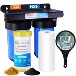 H&g Lifestyles Hg 2-stage Whole House Water Filtration System Gac. Fixed Price $175.46.