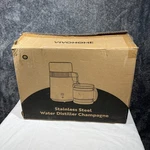 Water Distiller Purifier Machine Countertop Stainless Steel Vivohome 4l 750w. Fixed Price $74.99.