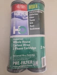 2 Pack Dupont 800 Series 10" Whole House Carbon Wrap Water Filters Wfpfc8002. Fixed Price $24.21.