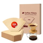 Poxxu 200 Count Coffee Filters #4, Disposable Cone Size 04, Wood. Fixed Price $15.44.