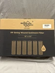 Membrane Solutions 5 Micron Whole House Water Filter 10"x2.5" String Wound. Fixed Price $23.90.