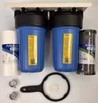 Pureplus 2-stage Whole House Water Filtration System Reduces Chlorine & Rust. Fixed Price $125.00.