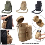 Outdoor Tactical Molle Water Bottle Bag Capimg Hiking Belt Kettle Holder Pouch. Fixed Price $6.99.