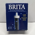 Brita Replacement Water Bottle Filters 5 New. Fixed Price $9.99.