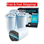 Zerowater 5-stage Replacement Filters - 4-pack Certified To Reduce Lead And Pfoa. Fixed Price $99.97.