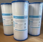 Lot Of 3 Pleated Membrane Solutions Pool Filter Model Pe-f10b 10 X4.5. Fixed Price $33.25.