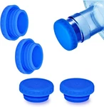 Water Jug Caps 5 Gallon Reusable Silicone - Strong Sealing No Spill Top Blue. Fixed Price $13.40.