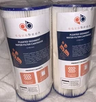 2-pack Of Aquaboon Sediment Water Filter Whole House Big Blue 5 Micron 10"x4.5". Fixed Price $27.50.