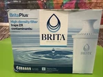 Brita Plus Pitcher Replacement Filters 6-pack High-density New Sealed. Fixed Price $24.99.