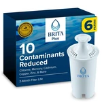Brita Plus Water Filter, Bpa-free, High-density Replacement Filter 6 Count. Fixed Price $55.43.
