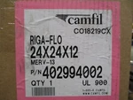 Camfil Riga-flo 402994002 24x24x12 Filter, Rfcmv13, New. Surplus, L1. Fixed Price $120.00.