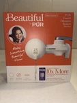 Beautiful Pur Water Filtration System (pfm420w)white Icing Faucet Mount W/filter. Fixed Price $20.00.