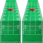 Tegeme 2 Pcs Football Table Runner Game Tablecloth 14 X 72 Inch, Multi Color. Fixed Price $16.75.
