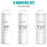 6 Months Set Pp Cto T33 Water Filter Replacement For Simpure T1-400 Ro System. Fixed Price $49.99.