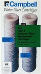 Campbell 1ss Sediment Filter Cartridge, 5 Micron, 9-3/4" Length, 2/box. Fixed Price $36.89.