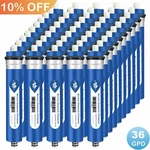 50 Pack 36 Gpd Ro Membrane Water Filter Fit Most 10-inch Reverse Osmosis Systems. Fixed Price $35.95.
