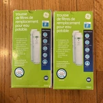 Ge Replacement Water Filter Fqsvf - New Sealed 2 Pack, Genuine. Fixed Price $40.00.