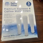 3 Pack Fette Filter Premium Espresso & Coffee Water Filters (select Jura Models). Fixed Price $8.00.