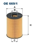 For Filtron Oe 669/1 Oil Filter Nissan Atleon, Renault (rvi) Ma. Fixed Price $16.57.