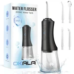 Okala Portable Cordless Water Flosser - Black. Fixed Price $24.99.