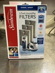 Sunbeam Cool Mist 3 Pack Humifier Filters - E #sf235. Fixed Price $11.49.
