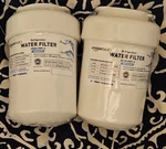 Two, 2 Amazon Basics Replacement Amzn Mwf A Refrigerator Water Filter Standard P. Fixed Price $14.99.