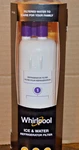 New Whirlpool Refrigerator Ice And Water Filter 1 - Whr1rxd1 Single-pack Purple. Fixed Price $33.99.