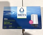 Brita Elite Chrome Faucet Replacement Filter 3-pack New Fr-200. Fixed Price $24.00.