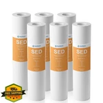 Aquaweaver 6pk 5 Micron 10" Sediment Water Filter Cartridge. Fixed Price $44.99.