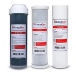 Liquagen 3 Pack Rodi 4 Stage Filter Kit Sediment Carbon Di Resin - Fits Brs. Fixed Price $44.44.