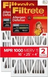 3m Filtrete 16x25x4 Furnace Air Filter, Micro Allergen Defense,mpr 1000 - 2 Pack. Fixed Price $39.00.