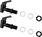 2 Pcs Replacement Cooler Faucet, Reusable Spigot Spout 8 Piece Set, Black. Fixed Price $10.94.