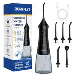 Rumfflye Water Dental Flosser Teeth Pick 300ml Portable Cordless Deep Black. Fixed Price $47.28.