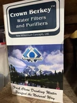 Crown Berkey Water Filter With Extra Filters, Never Out Of The Box.. Fixed Price $259.99.