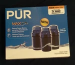 New Pur Maxion Replacement Pitcher Filters 3-pack. Fixed Price $18.95.