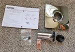 Kohler Ts28129-4-cp Venza Rite-temp Valve Trim In Polished Chrome. Fixed Price $34.00.