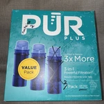 Pur Plus Water Pitcher Dispenser Filter 2-pack Lead Reduction Crf-950z Blue New. Fixed Price $21.99.