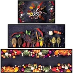 Tinideya 3 Pcs Spice Kitchen Floor Mats Anti Fatigue Farmhouse Washable Cooki.... Fixed Price $46.50.