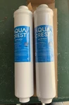 2 Genuine Aqua Crest Inline Under Sink Water Filters Aqf-ff35c5j In Box. Fixed Price $15.00.