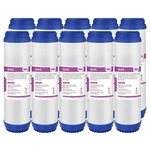 2-10 Pack 10"x2.5" Granular Activated Carbon Water Filter Gac Replacement Ro. Fixed Price $26.99.
