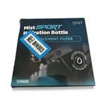 Mist Sports Squeeze Water Bottle Replacement Filter Lasts 32 Gallons - 5 Pack. Fixed Price $14.44.